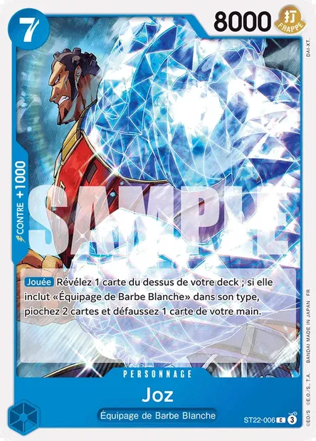 Joz, carte One Piece ST22-006 — extension ACE ET NEWGATE