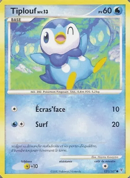 Tiplouf, carte Pokémon SV 121 — extension Vainqueurs Suprêmes