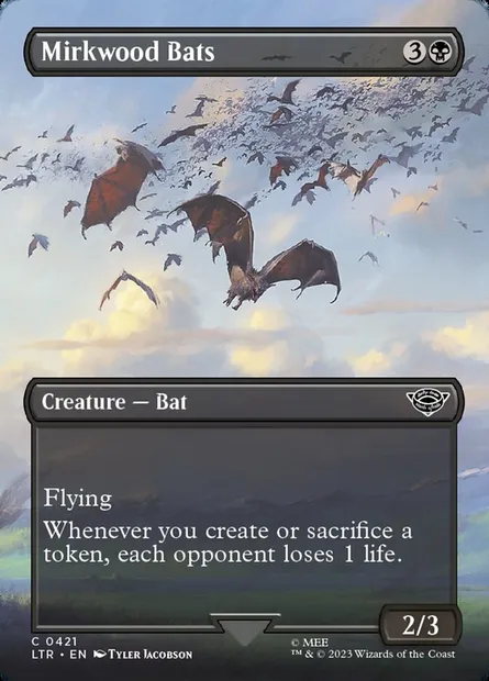 Mirkwood Bats, Magic card LTR 421 — The Lord of the Rings: Tales of Middle-earth set