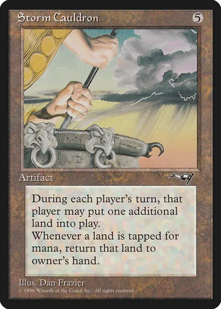 Storm Cauldron, Magic card ALL 134 — Alliances set