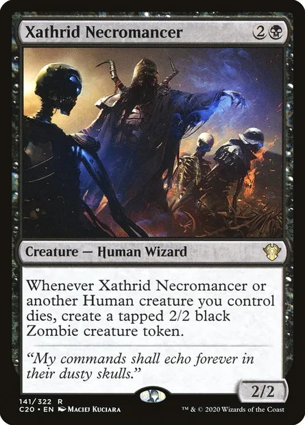Xathrid Necromancer, Magic card C20 141 — Commander 2020 set