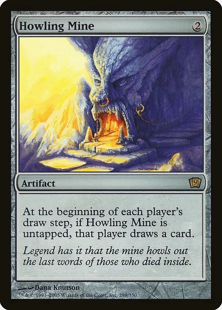 Howling Mine, Magic card 9ED 298★ — Ninth Edition set