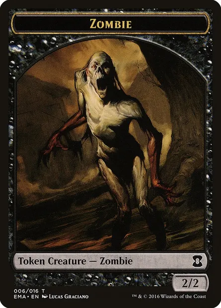 Zombie, Magic card TEMA 6 — Eternal Masters Tokens set