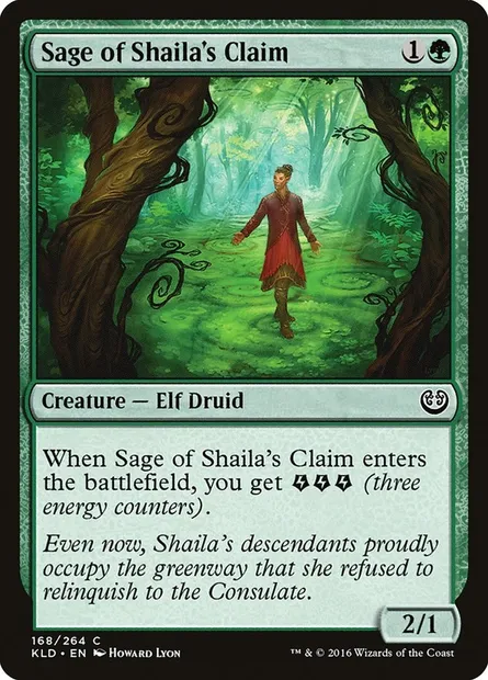 Sage of Shaila's Claim, Magic card KLD 168 — Kaladesh set