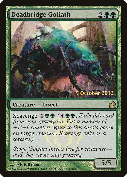 Deadbridge Goliath, Magic card PRTR 120★ — Return to Ravnica Promos set