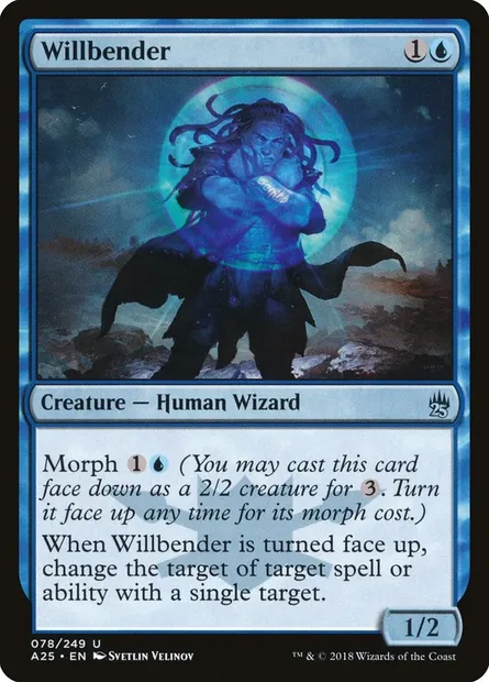 Willbender, Magic card A25 78 — Masters 25 set