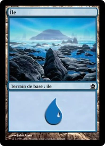 Île, carte Magic CMD 305 — extension Commander 2011