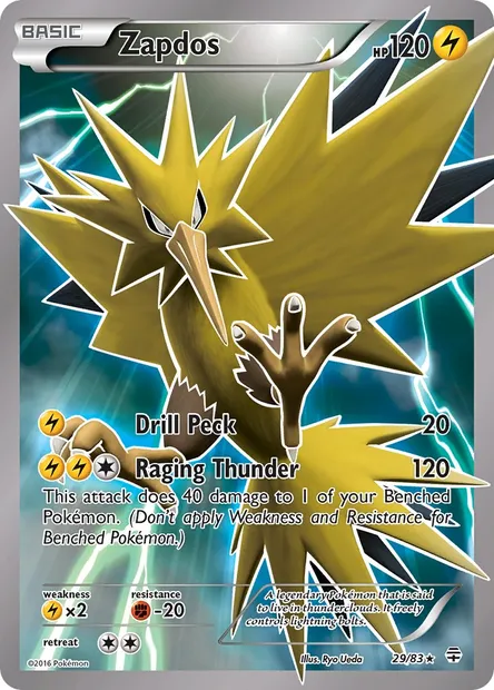 Zapdos, Pokémon card GEN 29 — Generations set
