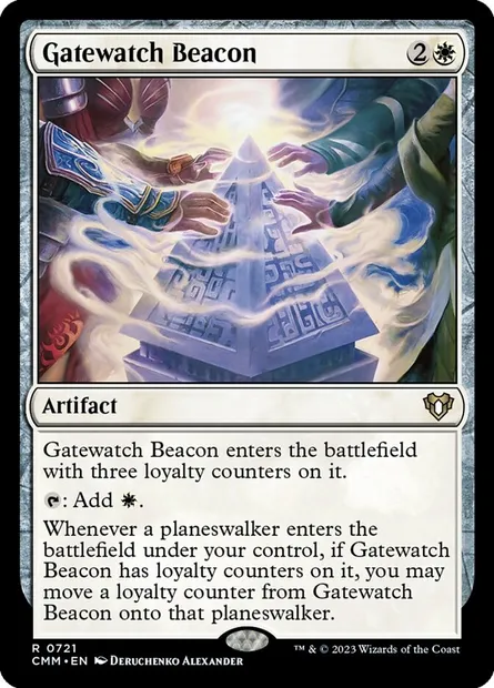 Gatewatch Beacon, Magic card CMM 721 — Commander Masters set