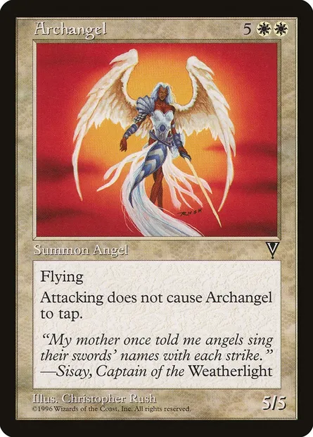 Archange, carte Magic VIS 1 — extension Visions