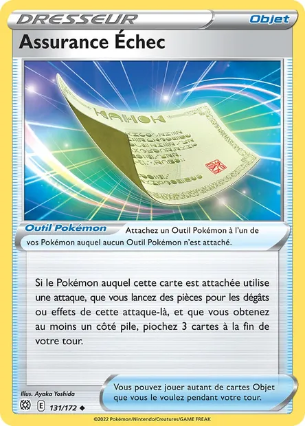 Assurance Échec, carte Pokémon BRS 131 — extension Stars Étincelantes
