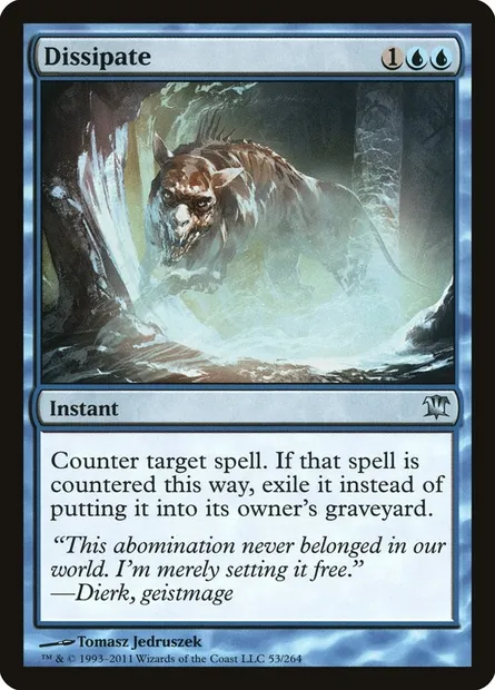 Dissipate, Magic card ISD 53 — Innistrad set