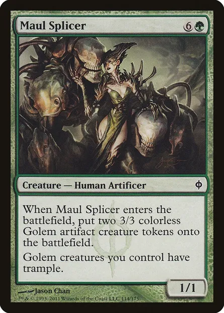 Maul Splicer, Magic card NPH 114 — New Phyrexia set