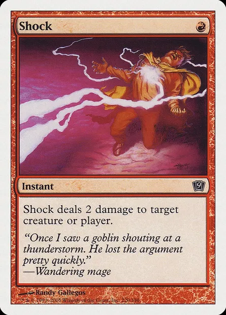 Choc, carte Magic 9ED 220 — extension Neuvième Edition