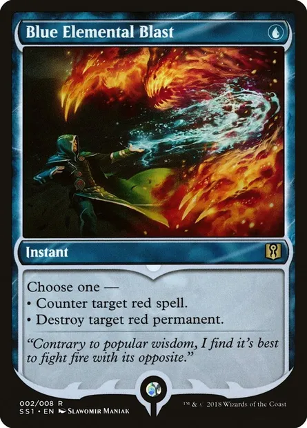 Salve élémentaire bleue, carte Magic SS1 2 — extension Signature Spellbook: Jace
