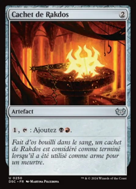 Cachet de Rakdos, carte Magic DSC 250 — extension Duskmourn: House of Horror Commander