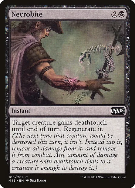 Necrobite, Magic card M15 105 — Magic 2015 set