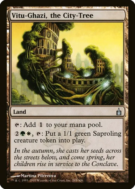 Vitu-Ghazi, the City-Tree, Magic card RAV 285 — Ravnica: City of Guilds set