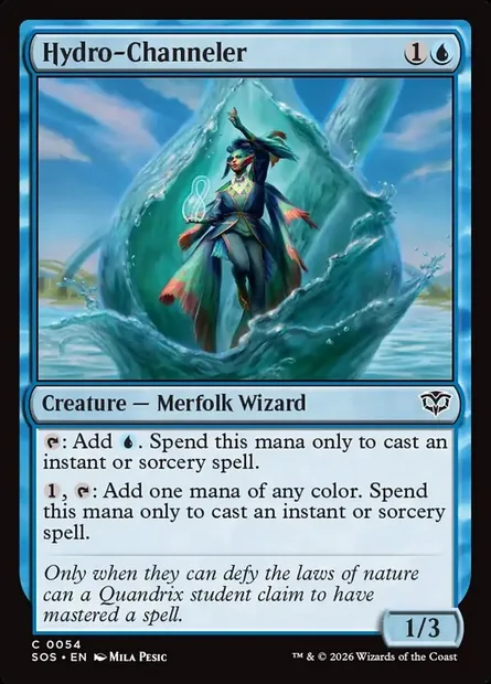 Hydro-Channeler, Magic card SOS 54 — Secrets of Strixhaven set