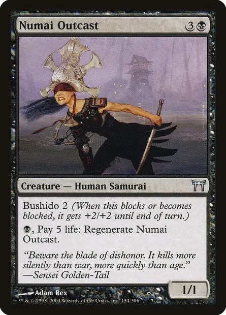Numai Outcast, Magic card CHK 134 — Champions of Kamigawa set