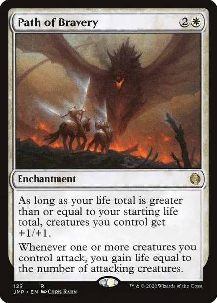 Path of Bravery, Magic card JMP 126 — Jumpstart set
