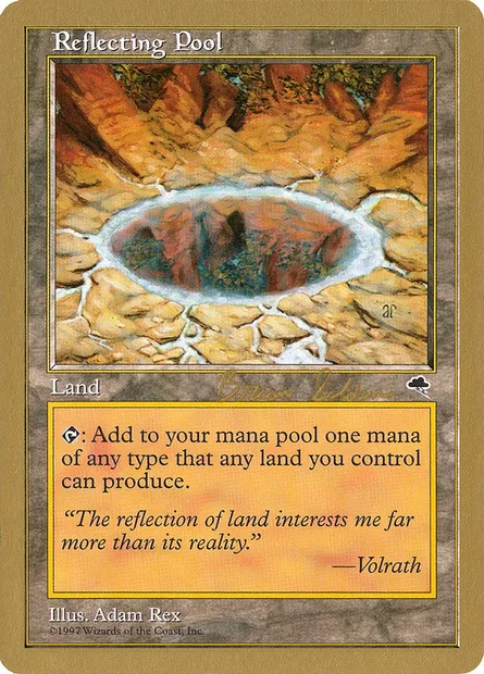 Reflecting Pool, Magic card WC98 bs322 — World Championship Decks 1998 set