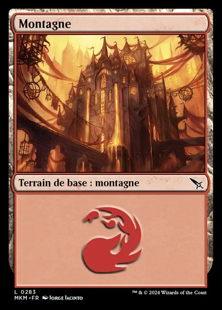 Montagne, carte Magic MKM 283 — extension Murders at Karlov Manor