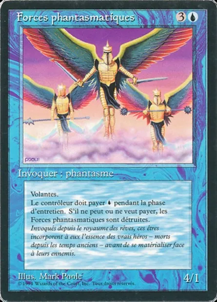 Phantasmal Forces, Magic card FBB 69 — Foreign Black Border set