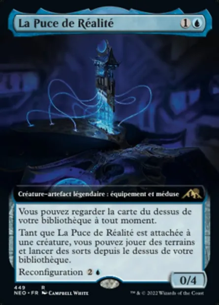 La Puce de Réalité, carte Magic NEO 449 — extension Kamigawa: La Dynastie Néon