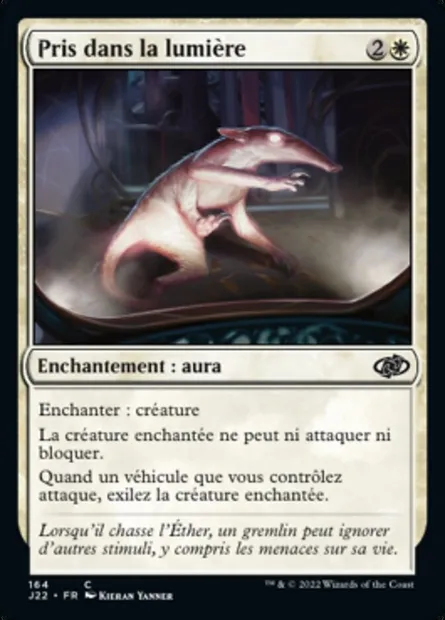 Pris dans la lumière, carte Magic J22 164 — extension Jumpstart 2022