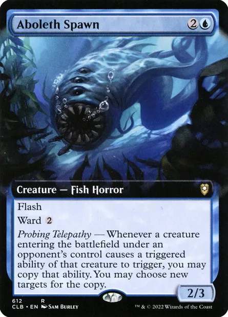 Aboleth Spawn, Magic card CLB 612 — Commander Legends: Battle for Baldur's Gate set