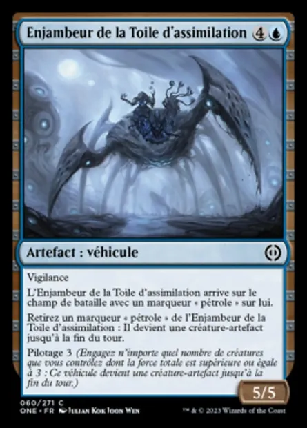 Enjambeur de la Toile d'assimilation, carte Magic ONE 60 — extension Tous Phyrexians