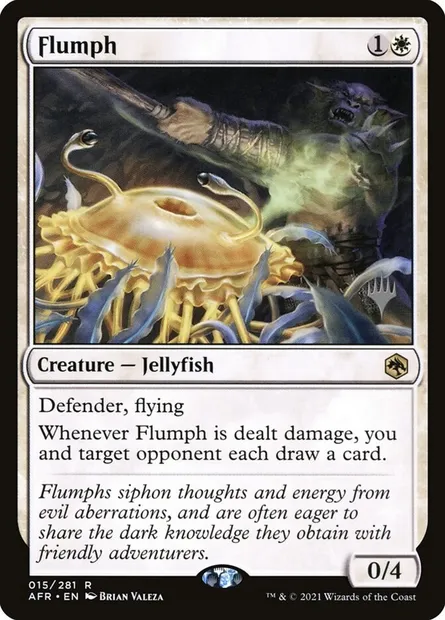Flumph, carte Magic PAFR 15p — extension Adventures in the Forgotten Realms Promos
