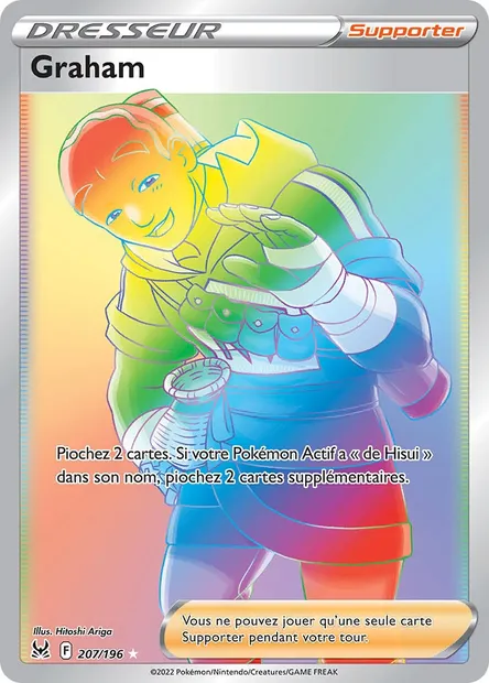 Graham, carte Pokémon LOR 207 — extension Origine Perdue
