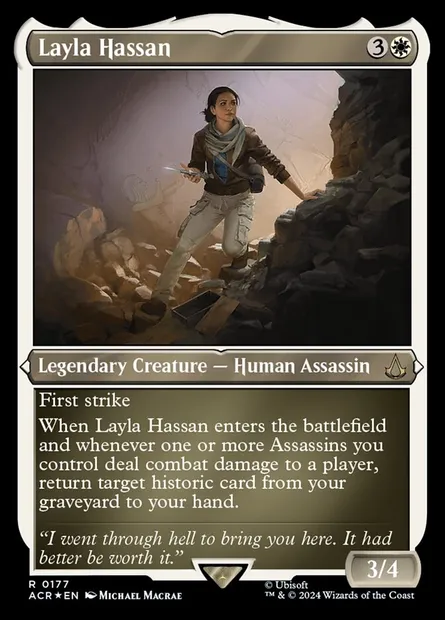 Layla Hassan, Magic card ACR 177 — Assassin's Creed set