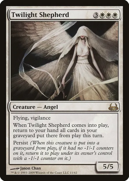 Bergère du crépuscule, carte Magic DDC 11 — extension Duel Decks: Divine vs. Demonic