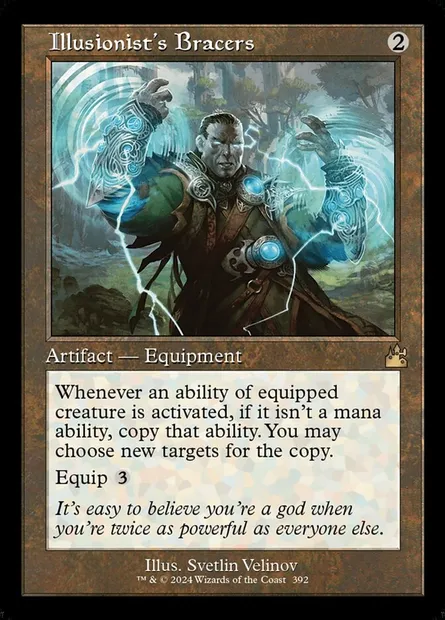 Illusionist's Bracers, Magic card RVR 392 — Ravnica Remastered set