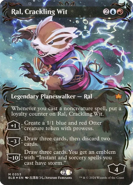 Ral, Crackling Wit, Magic card BLB 353 — Bloomburrow set