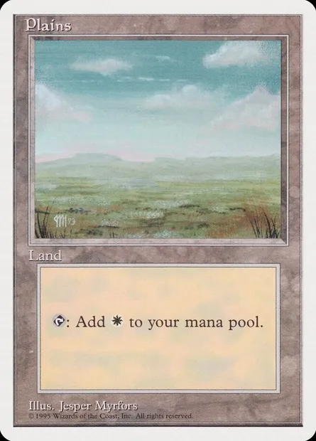 Plaine, carte Magic RQS 54 — extension Rivals Quick Start Set