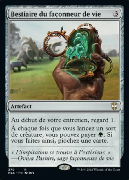 Bestiaire du façonneur de vie, carte Magic NCC 370 — extension New Capenna Commander