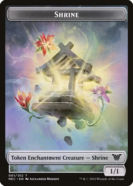 Shrine, Magic card TNEC 1 — Neon Dynasty Commander Tokens set
