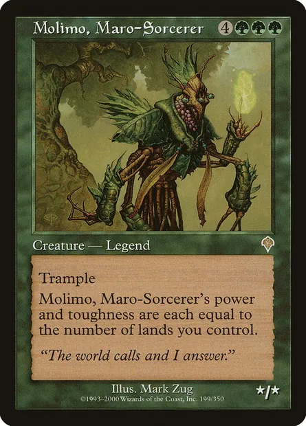 Molimo, Maro-Sorcerer, Magic card INV 199 — Invasion set