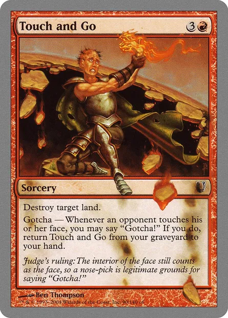 Touch and Go, carte Magic UNH 90 — extension Unhinged