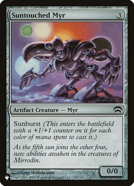 Myr irradié, carte Magic PLST HOP-128 — extension The List