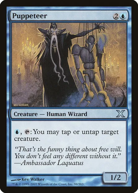 Puppeteer, Magic card 10E 98 — Tenth Edition set