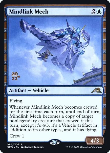 Mindlink Mech, Magic card PNEO 62s — Kamigawa: Neon Dynasty Promos set