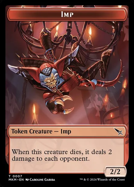 Imp, Magic card TMKM 7 — Murders at Karlov Manor Tokens set
