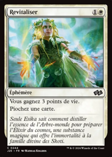 Revitaliser, carte Magic J25 244 — extension Foundations Jumpstart