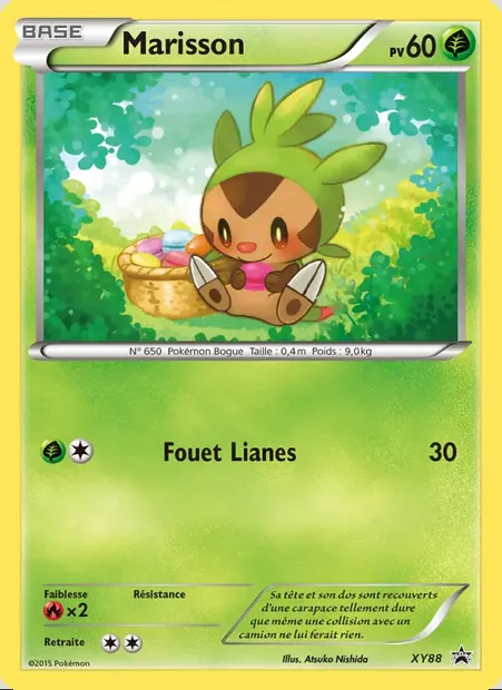 Marisson, carte Pokémon XY 88 — extension Promo XY