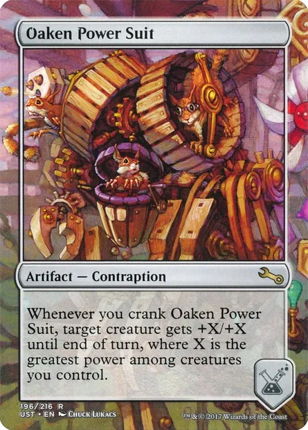 Oaken Power Suit, Magic card UST 196 — Unstable set